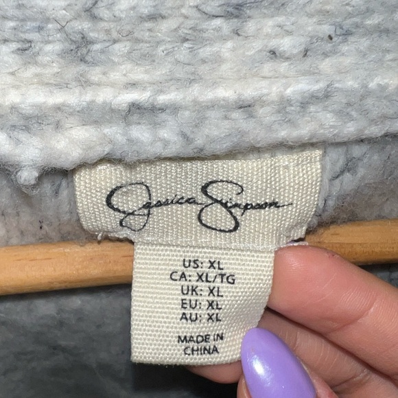 JESSICA SIMPSON GREY CARDIGAN 🩶 - Picture 5 of 6